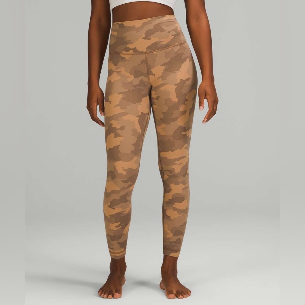 Lululemon Align High Rise Leggings-Size 6-Heritage 365 Camo Beige Multi